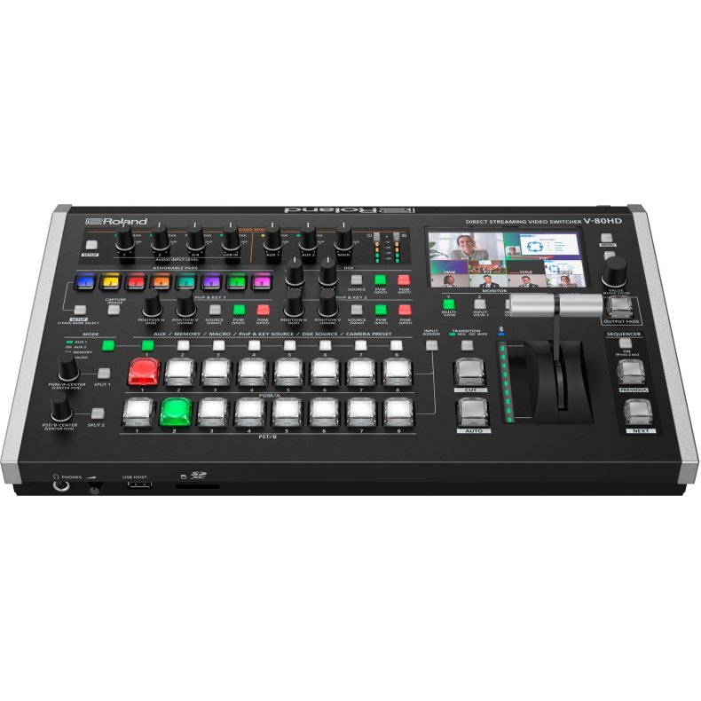 Roland V-80HD Switcher m. Direct &amp; USB-C Streaming