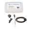 Voice Technologies VT500ECO Omni Lavalier Microphone in transparent box with AC+PW
