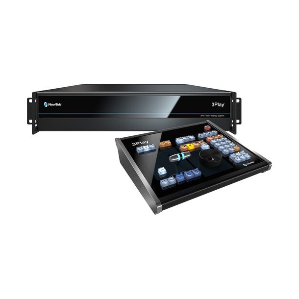 Vizrt 3Play 3P2 2RU Instant Replay - 4K 3G-SDI and NCI, includes 3P1 CS Control Surface