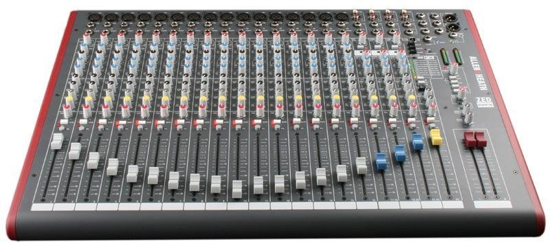 Allen & Heath ZED-22FX, 16 line, 3 dual Stereo inputs - Studio