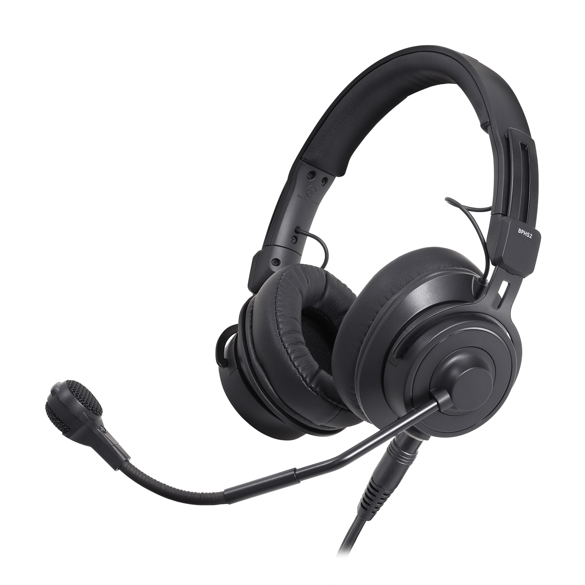 Audio Technica AT BPHS2 Broadcast Stereo Headset with Dynamic mic. XLR 6.3mm TB6M