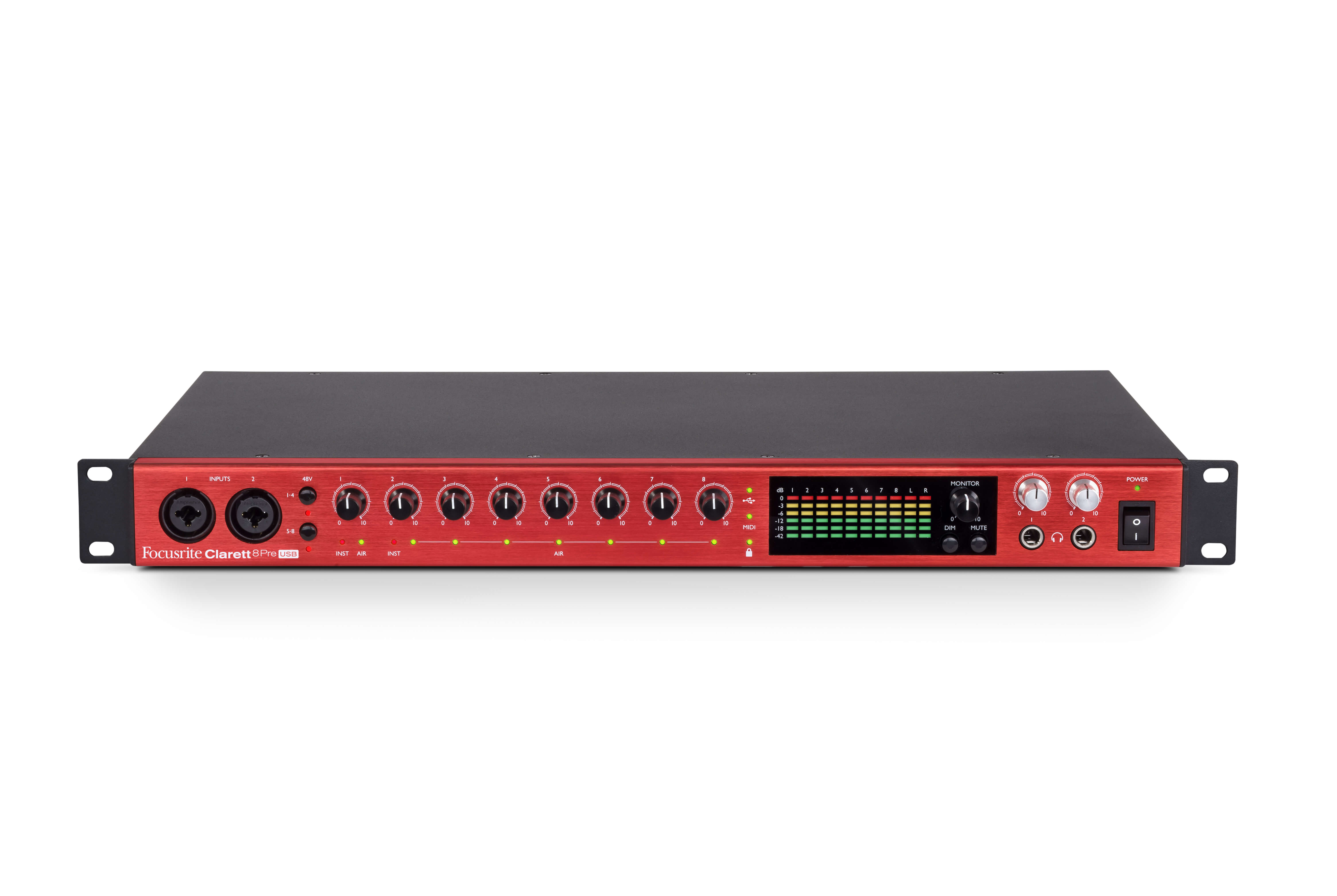 Focusrite Clarett 8pre TB オーディオインターフェース-