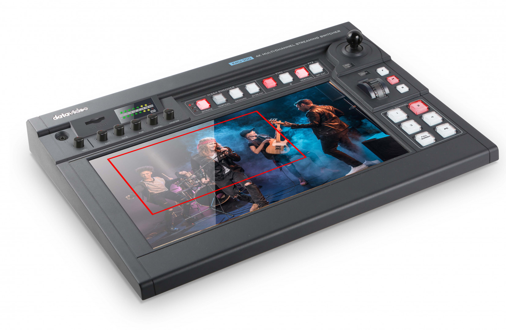 DataVideo KMU-300 4K Multi-channel Streaming Switcher ALL IN ONE ...