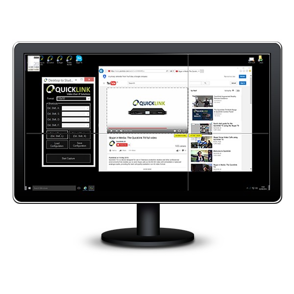 Quicklink Desktop Software Video IP Transmission M Pro Broadcast ApS