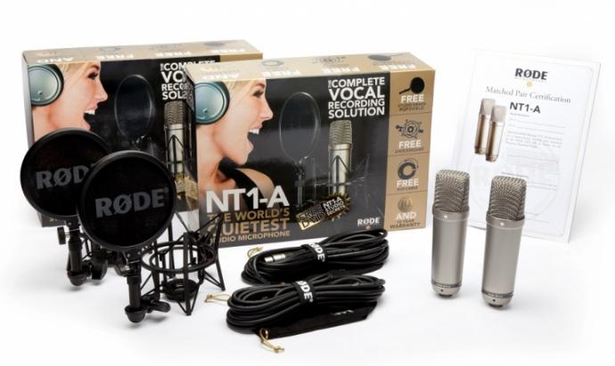 Rode NT1-A-MP Stereo Studio Vocal Cardioid Condenser Microphone