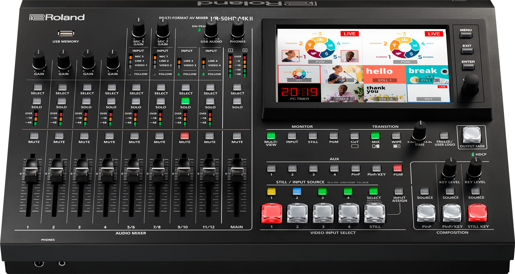 その他 Roland VR-50HD multi-format AV mixer Review: Roland VR-50HD Multi-Format AV Mixer - Church Production